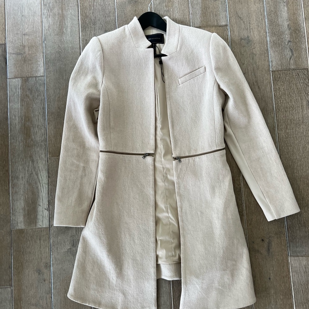BCBG Linen-Cotton Jacket
